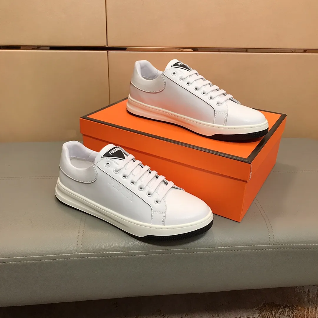 Ex-factory price 360🕷️🕷️【PRADA】Prada's new men's fashionable sports and casual shoes🇨🇳High-end boutique💯Exquisite details, cowhide upper, pigskin lining,🌶🌶original lightweight, wear-resistant and non-slip original outsole, comfortable to wear🎋Classic craftsmanship, fine workmanship, worth owning Code number: 38-44